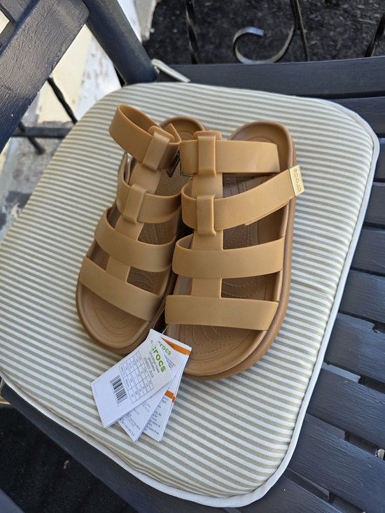 CROCS Shoes - CROCS Brooklyn Luxe Gladiator Sandals